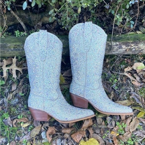 Rhinestone Cowboy Boots Nashville Bash Mid Calf - Picture 7 of 9
